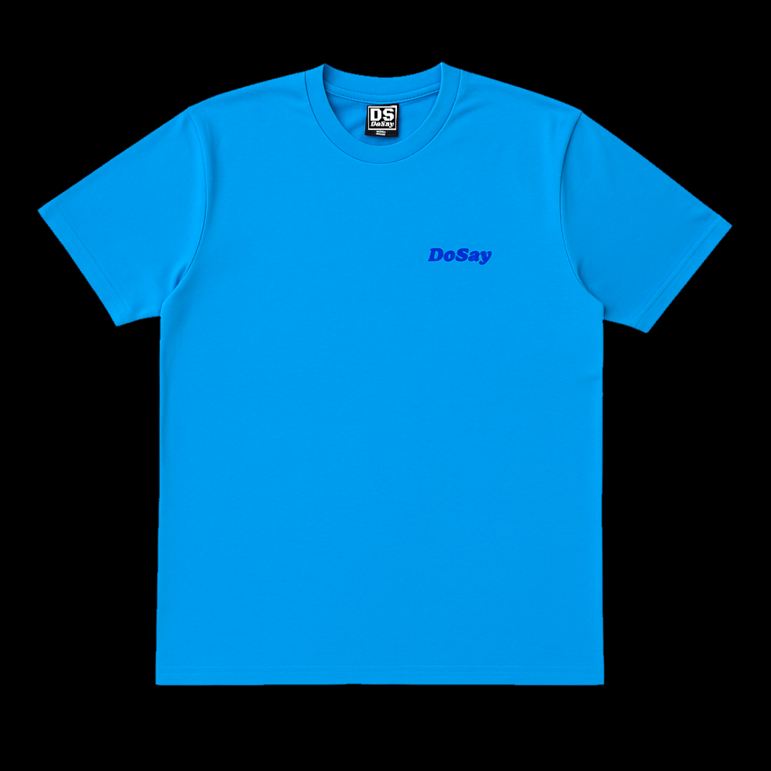 DoSay Puff Print T-Shirt - Ocean Blue