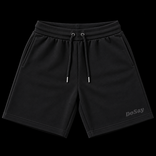 DoSay Puff Print Shorts – Black