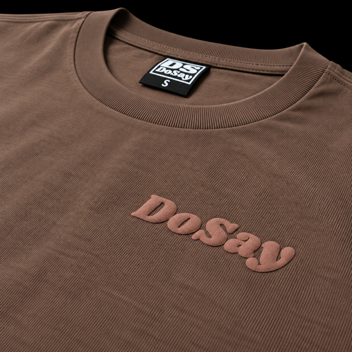 DoSay Puff Print T-Shirt - Walnut